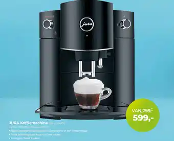 EP JURA Koffiemachine (D6 ZWART) aanbieding