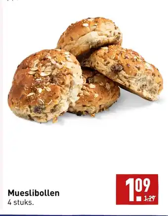 ALDI Mueslibollen 4 stuks aanbieding