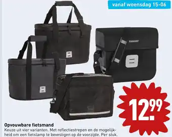 ALDI Opvouwbare fietsmand aanbieding