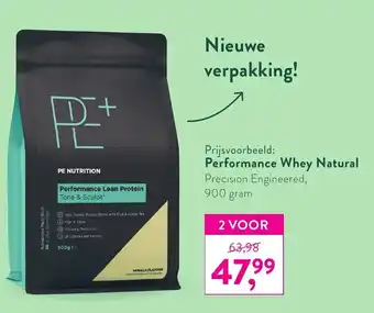 Holland & Barrett Precision Engineered Perfomance Whey Natural 2*900g aanbieding