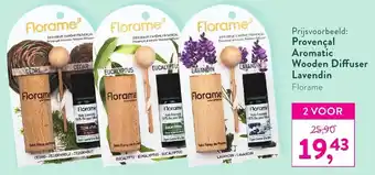 Holland & Barrett Florame Provencal Aromatic Wooden Diffuser Lavendin aanbieding