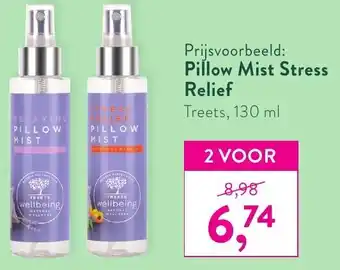 Holland & Barrett Treets Pillow Mist Stress Relief 2*130ml aanbieding