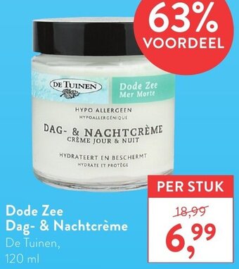 Holland & Barrett De Tuinen Dode Zee Dag- & Nachtcreme 120ml aanbieding