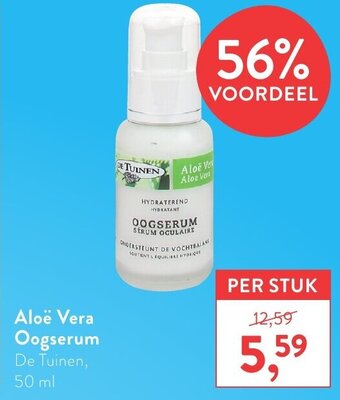 Holland & Barrett De Tuinen Aloe Vera Oogserum 50ml aanbieding