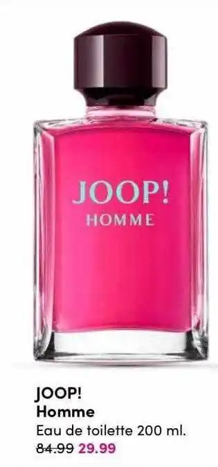 Drogisterij Visser Joop! Homme Eau De Toilette 200 Ml aanbieding