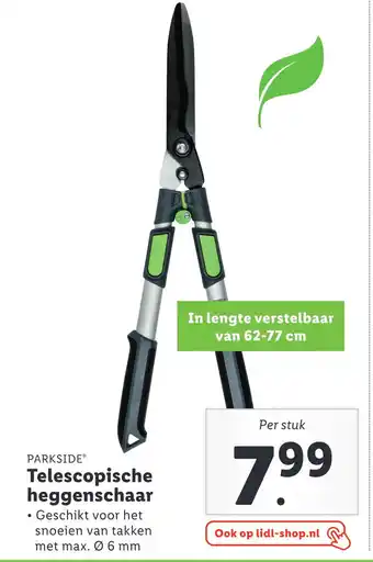 Lidl Telescopische heggenschaar aanbieding