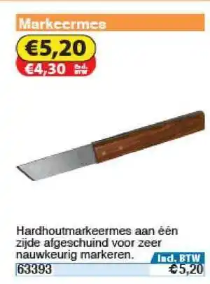 Toolstation Markeermes aanbieding