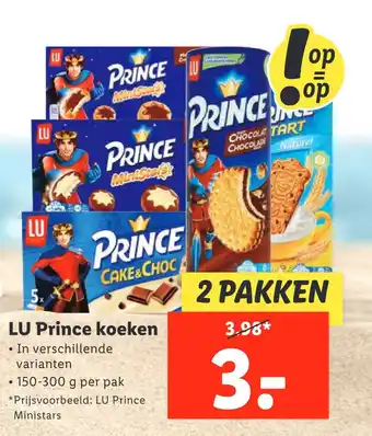 Lidl LU Prince koeken aanbieding