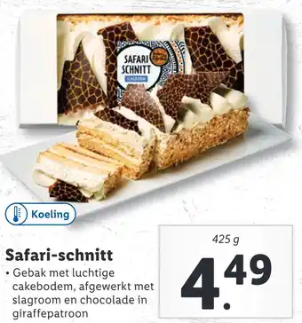 Lidl Safari-schnitt aanbieding