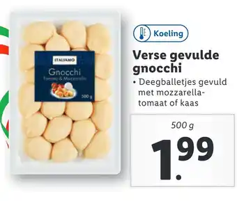 Lidl Verse gevulde gnocchi aanbieding