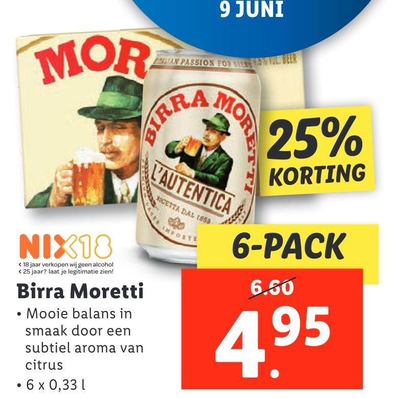 Birra Moretti Aanbieding Bij Lidl