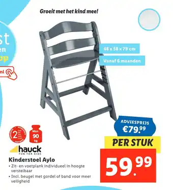 Lidl Kinderstoel Aylo aanbieding