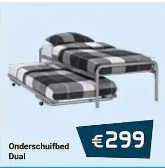 Beddenreus Onderschuifbed Dual aanbieding