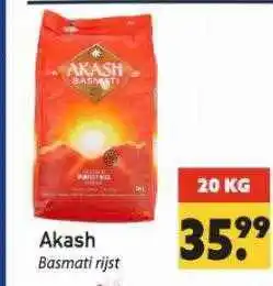 Tanger Markt Akash Basmati Rijst aanbieding