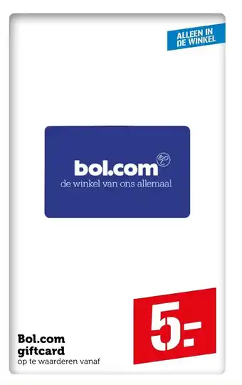 Coop Giftcard aanbieding