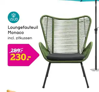 Leen Bakker Loungefauteuil Monaco aanbieding