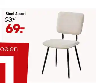 Kwantum Stoel Assari aanbieding