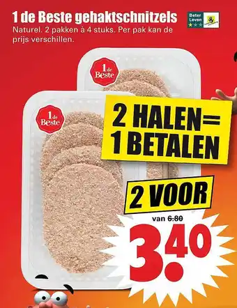 Dirk 1 de Beste gehaktschnitzels aanbieding