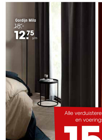 Kwantum Gordijn Mila aanbieding