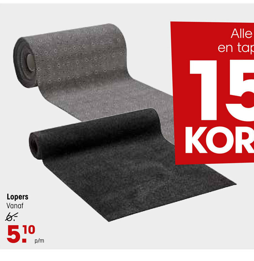 Lopers aanbieding bij Kwantum