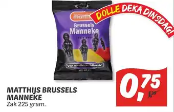 Dekamarkt Matthijs Brussels Manneke 225 gram aanbieding