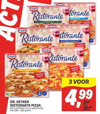 Dekamarkt Dr. Oetker Ristorante Pizza 295  -390 gram aanbieding