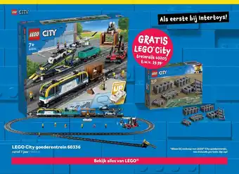 Intertoys Lego City goederentrein 60336 vanaf 7 jaar aanbieding