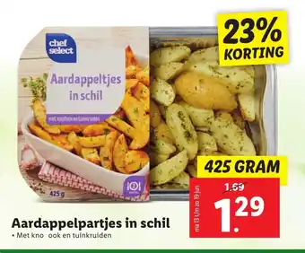 Lidl Aaedappelpartjes in schil 425 gram aanbieding