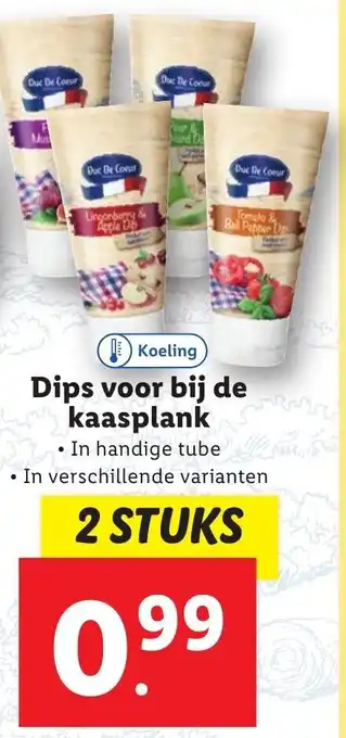 Lidl Duc De Coeur Dips voor bij de kaasplank 2 stuks aanbieding