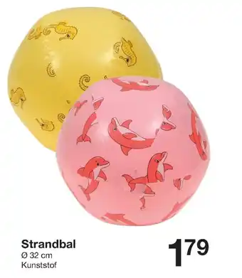 Zeeman Strandbal 32 cm aanbieding