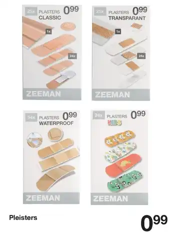 Zeeman Pleisters aanbieding