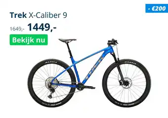 Mantel Trek X-Caliber 9 aanbieding