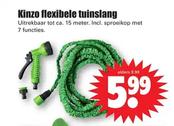 Dirk Kinzo flexible tuinslang aanbieding