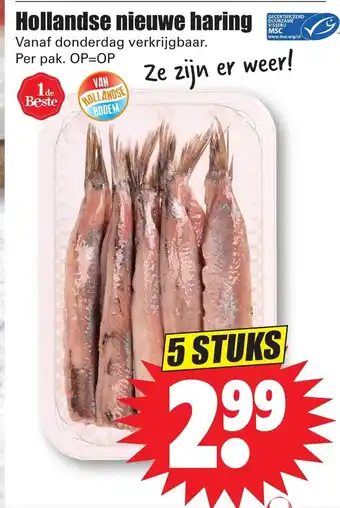 Dirk Hollandse nieuwe haring aanbieding