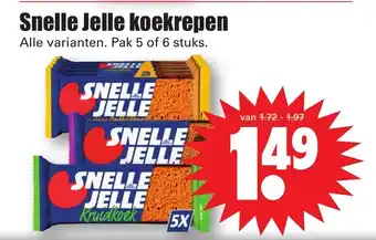 Dirk Snelle Jelle koekrepen aanbieding