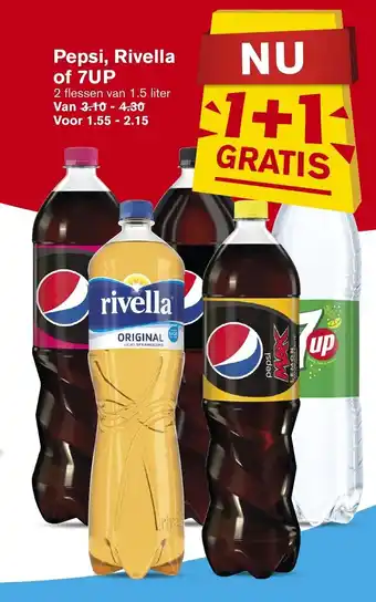 Hoogvliet Pepsi, Rivella of 7UP aanbieding