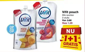 Hoogvliet Vifit pouch aanbieding