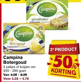 Hoogvliet Campina Botergoud aanbieding