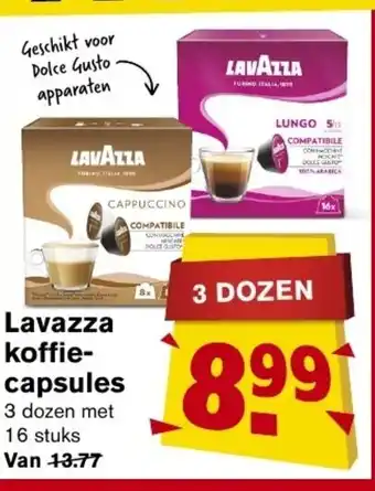 Hoogvliet Lavazza koffiecapsules aanbieding