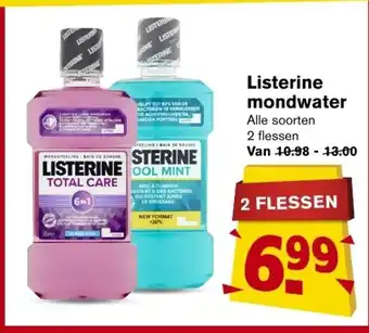 Hoogvliet Listerine mondwater aanbieding