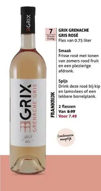 Hoogvliet Grix grenache gris rose aanbieding