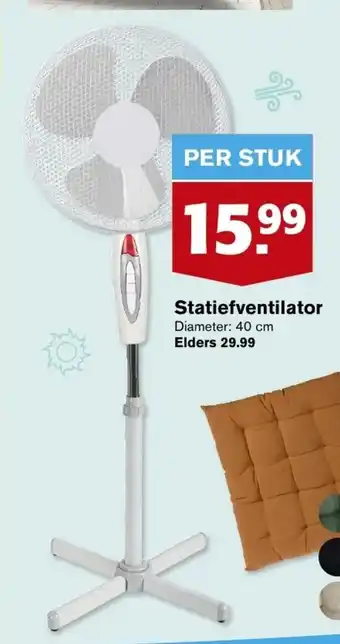 Hoogvliet Statiefventilator aanbieding