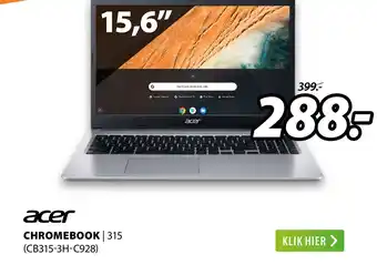 Expert Acer 15,6" Chromebook 315 (CB315-3H-C928) aanbieding