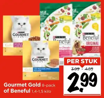 Vomar Voordeelmarkt Gourmet Gold 8-pack of Beneful 1,4-1,5 kilo aanbieding