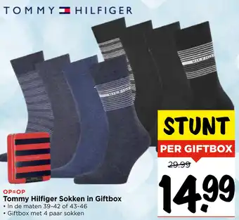 Vomar Voordeelmarkt Tommy Hilfiger Sokken in Giftbox aanbieding