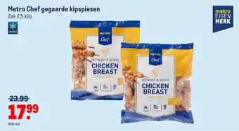 Makro Metro Chef Gegaarde Kipspiesen aanbieding