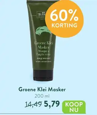 Holland & Barrett Groene Klei Masker aanbieding