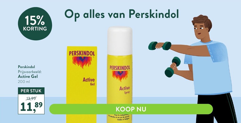 Perskindol Active Gel aanbieding bij Holland & Barrett