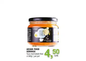 Amazing Oriëntal Asian Food Service Yuzu Marmalade Thee aanbieding