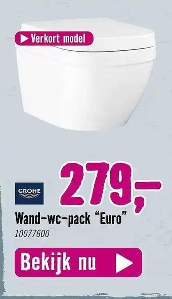 Hornbach Wand-wc-pack aanbieding